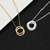 Picture of Personalized Multiple Circles Necklace with Name - Custom Necklace for Loved ones