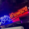 Picture of Custom Neon Signs with Custom Elements - Custom Gamertag Neon Sign - Custom Username Neon Sign - Game Room Decor - Social Media Sign