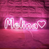 Picture of Custom Neon Signs with Custom Elements - Custom Gamertag Neon Sign - Custom Username Neon Sign - Game Room Decor - Social Media Sign