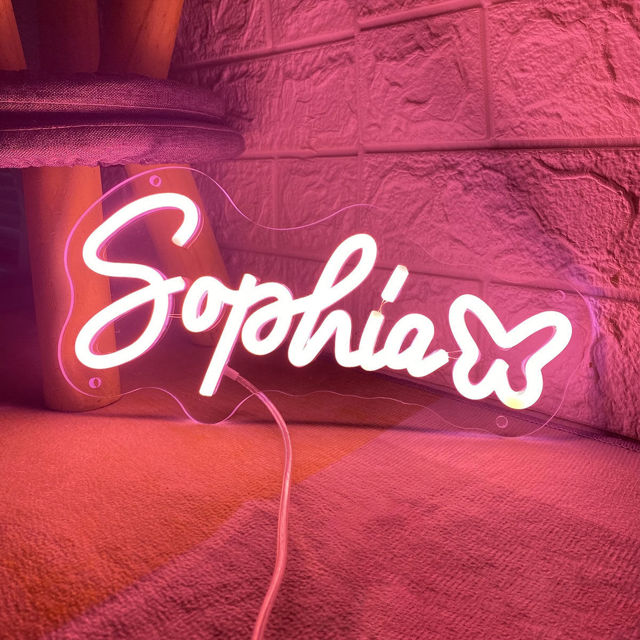 Picture of Custom Neon Signs with Custom Elements - Custom Gamertag Neon Sign - Custom Username Neon Sign - Game Room Decor - Social Media Sign