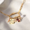 Picture of Personalized DIY Charms Necklace - Trendy Charm Necklace Changeable Gold Charm Jewelry