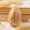 Picture of Custom Carved Easter Musical Eggs - Custom Carved Name Wooden Simulated Eggs - Easter Decorations