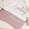 Picture of Custom Embroidered Baby Blanket - Baby Personalized Name Knit Blanket - Custom Baby Windproof Quilt