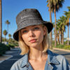 Picture of Custom Embroidered Denim Bucket Hat - Personalized Unisex Bucket Hat with Text