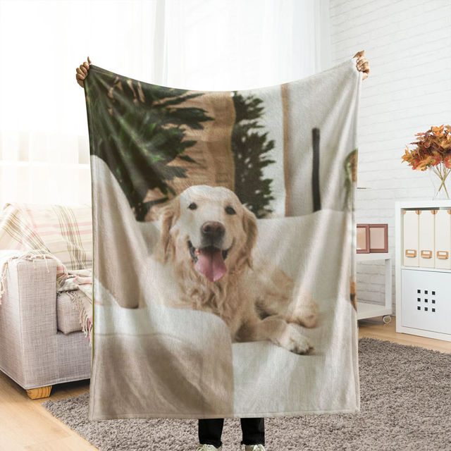 Picture of Personalized Happy Moments Blankets - Custom Photo Blanket - Couple Gifts