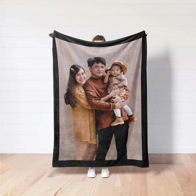 Picture of Customized Family Blankets For Gifts