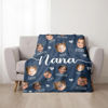 Picture of Customized Photo Blankets For Mother's Day -  Gift for Nana