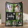 Picture of Custom Photo Blanket - Personalized Family Blanket with 3 Photos - Make Your Own Blankets - Best Gifts for Family