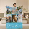 Picture of Personalized  Warm Cozy Photo Blanket Gift for Festival