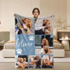 Picture of Customized Holiday Blankets - Personalized Photo Blankets - Christmas Gifts