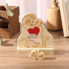 Picture of Personalized Wooden Lion Family Puzzle - Custom Family Name Puzzle - Gift for Dad and Mum - Unique Home Decor Gift