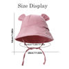 Picture of Custom Embroidered Name Baby Sun Hat with - Personalized Baby Bucket Hat