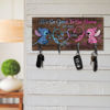 Picture of Personalized Wooden Key Holder - Custom Name Key Hanger for Wall - Personalized Home Décor & Gift Idea