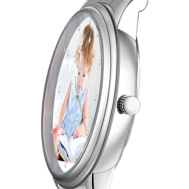 Picture of Custom Engraved Photo Watch - Gift for Birthday