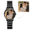 Picture of Custom Engraved Black Photo Watch - Gift for Birthday, Father's day