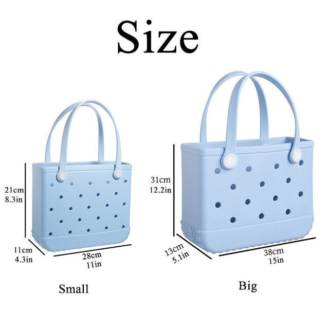 Picture of Custom Name Beach Bag - Personalized Waterproof Beach Bag - Custom Name Hole Bag