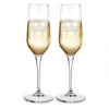 Picture of Personalized Champagne Glass - Custom Champagne Glass with Uppercase Letter and Name - Best Gift for Friends
