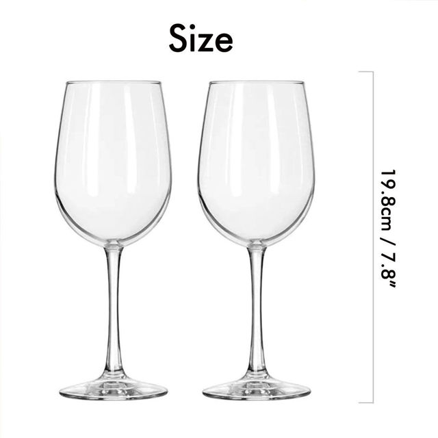 Picture of Personalized Wine Glass with Text - Custom Large Capacity Wine Glass - Best Gifts for Friends