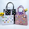 Picture of Custom Colorful Butterfly Flower Beach Bag - Personalized Waterproof Beach Bag - Custom Colorful Name Hole Bag