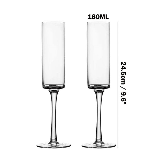 Picture of Love Words Contemporary Wedding Toasting Flutes - Wedding Gifts