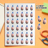 Afbeeldingen van Gepersonaliseerde gezichtsstickers voor schoolbenodigdheden, verjaardagen - Gepersonaliseerde waterdichte gezichtsstickers