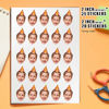 Afbeeldingen van Gepersonaliseerde gezichtsstickers voor schoolbenodigdheden, verjaardagen - Gepersonaliseerde waterdichte gezichtsstickers