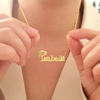 Picture of Custom Graduation Cap Necklace - Personalized College Necklace with Name - Graduation Gift