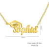 Picture of Custom Graduation Cap Necklace - Personalized College Necklace with Name - Graduation Gift