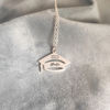 Picture of Custom Graduation Cap Necklace - Personalized Stainless Steel College Necklace with Name