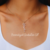 Picture of Custom Graduation Cap Name Necklace - Personalized Stainless Steel College Necklace - Graduation Gift