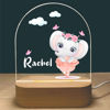 Picture of Custom Name Night Light for Kids - Personalized Ballet Animal Night Lamp