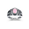 Picture of Custom Graduation Ring with Birthstone - Personalized College Ring with Name - Graduation Gift