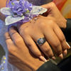 Picture of Custom Graduation Ring with Birthstone - Personalized College Ring with Name - Graduation Gift