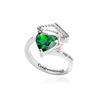 Picture of Custom Graduation Ring with Birthstone - Personalized College Ring with Name - Graduation Gift for Her