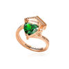 Picture of Custom Graduation Ring with Birthstone - Personalized College Ring with Name - Graduation Gift for Her