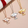 Picture of Custom Birthstone Graduation Necklace - Personalized Necklace with Name