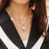 Picture of Custom Birthstone Graduation Necklace - Personalized Necklace with Name