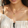 Picture of Custom Birthstone Graduation Necklace - Personalized College Necklace