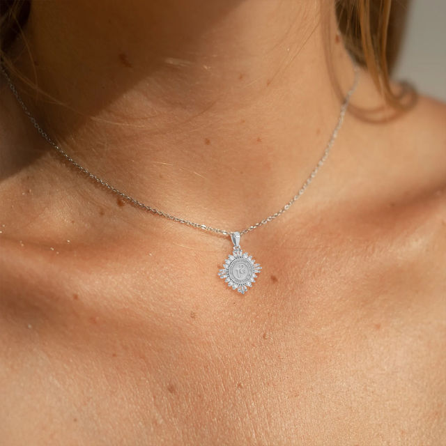 Picture of Custom Graduation Necklace - Personalized College Necklace with Name - Best Graduation Gift