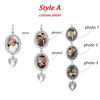 Picture of Custom Graduation Tassel Charm with Angel Wings - Personalized Graduation Cap Photo Charm