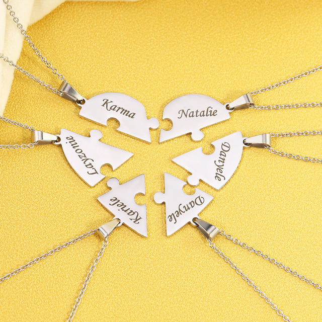 Picture of Custom Graduation Friendship Necklace - Personalized College Necklace