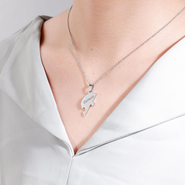 Picture of Custom Graduation Friendship Necklace - Personalized College Necklace