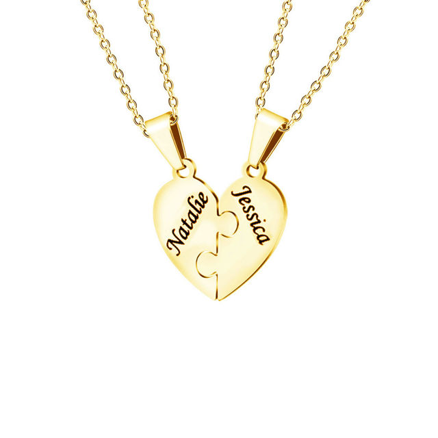 Picture of Custom Graduation Friendship Necklace - Personalized College Necklace