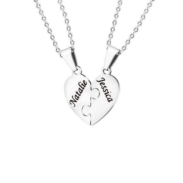 Picture of Custom Graduation Friendship Necklace - Personalized College Necklace