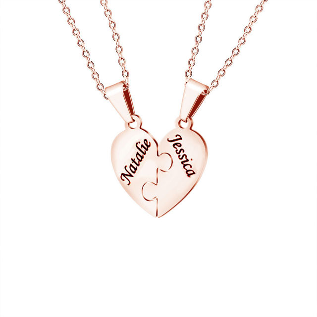 Picture of Custom Graduation Friendship Necklace - Personalized College Necklace