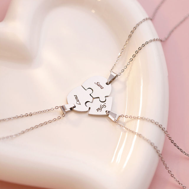 Picture of Custom Graduation Friendship Necklace - Personalized College Necklace