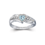 Picture of Custom Birthstone Graduation Ring - Personalized College Ring with Name - Best Graduation Gift for Her