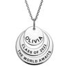 Picture of Copper Graduation Nesting Circles Necklace - Graduation Jewelry