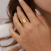 Picture of Custom Graduation Ring - Personalized College Ring with Name - Graduation Gift for Him