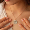 Picture of Custom Engraving School Badge Graduation Necklace - Personalized College Necklace